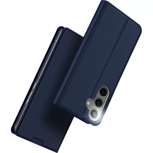 DUX DUCIS SKIN PRO pénztárcás tok Samsung S25 kék