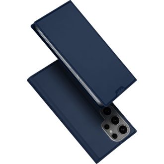   DUX DUCIS Flip tok kártyatartóval SKIN PRO  SAMSUNG S25 Ultra kék