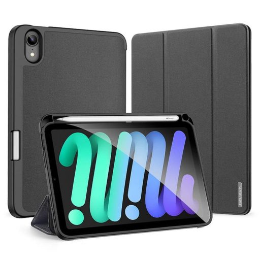 DUX DUCIS tok DOMO összecsukható, ceruzatartóval iPad mini 7/6 fekete