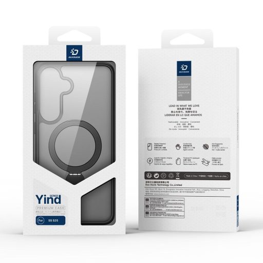 DUX DUCIS YIND MagSafe kompatibilis tok Samsung S25 fekete