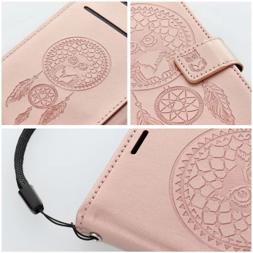 Mezzo Flip tok SAMSUNG A56 5G dreamcatcher rozéarany