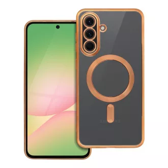   Electro Mag Cover tok Samsung A56  Magsafe kompatibilis arany