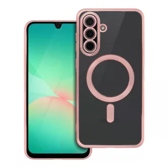   Electro Mag Cover tok Samsung A56  Magsafe kompatibilis rozéarany