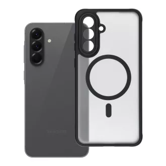   Full Matte Mag Cover tok Samsung A56  Magsafe kompatibilis fekete