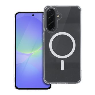   Drop Glue Colorful Ring Mag Cover tok Samsung A36  Magsafe kompatibilis fehér