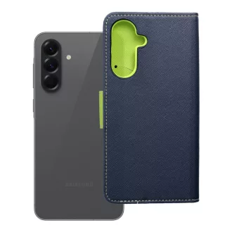 FANCY Flip tok SAMSUNG A56 sötétkék / lime