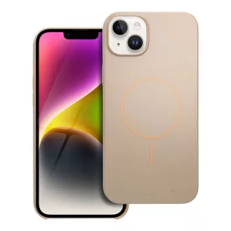   Glossy Mag Cover tok iPhone 14 PLUS  Magsafe kompatibilis desert arany