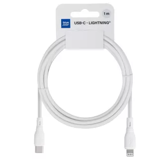   Blue Star USB-C – Lightning töltőkábel ECO PJ72-18-3 2,4A 27W 1 m fehér