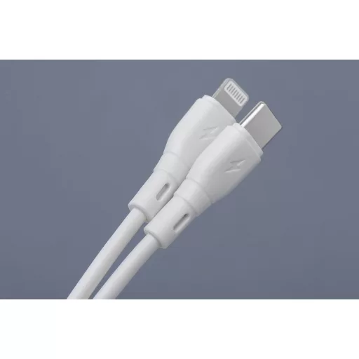 Blue Star USB-C – Lightning töltőkábel ECO PJ72-18-3 2,4A 27W 1 m fehér