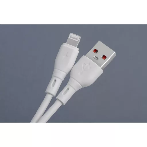 Blue Star USB-A – Lightning töltőkábel ECO PJ68-24-2.4 2,4A 1 m fehér