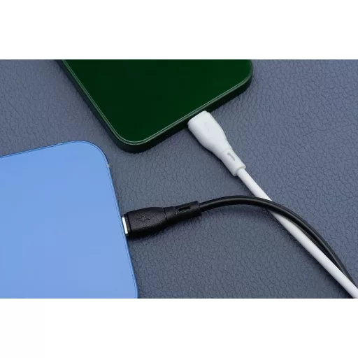 Blue Star USB-A – Lightning töltőkábel ECO PJ68-24-2.4 2,4A 1 m fehér