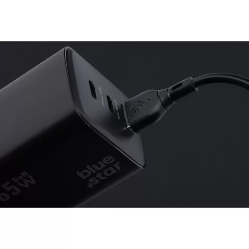 Blue Star USB-A – Micro USB töltőkábel ECO PJ68-23-2 2A 1 m fekete