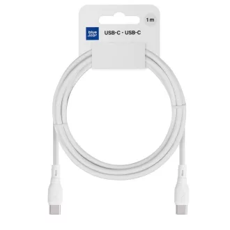  Blue Star USB-C – USB-C töltőkábel ECO PJ73-13-3 3A 60W 1 m fehér