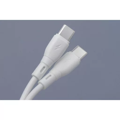 Blue Star USB-C – USB-C töltőkábel ECO PJ73-13-3 3A 60W 1 m fehér