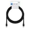 Blue Star USB-C – USB-C töltőkábel ECO PJ73-14-3 3A 60W 2 m fekete