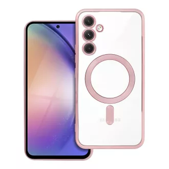   Electro Mag Cover tok Samsung A54  Magsafe kompatibilis rozéarany