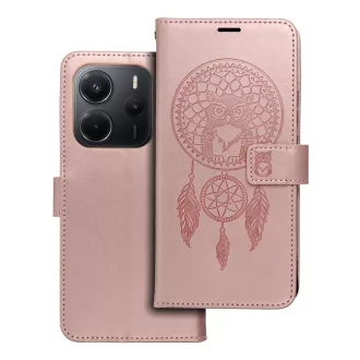   Mezzo Flip tok XIAOMI Redmi Note 14 5G dreamcatcher rozéarany