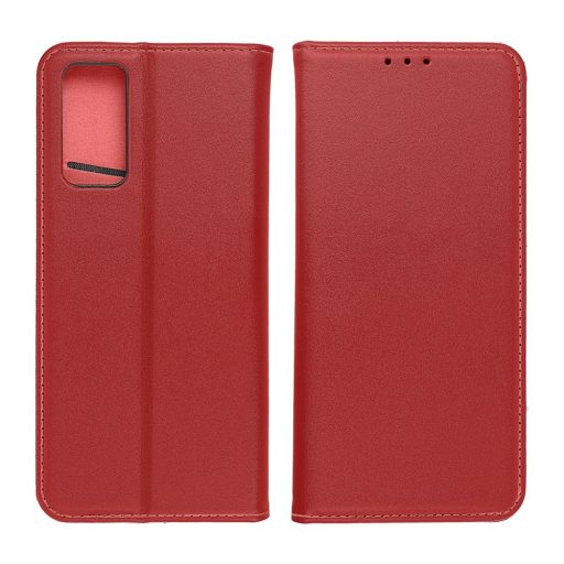 Smart Pro Leather bőrhatású flip tok XIAOMI Redmi Note 14 5G bordó