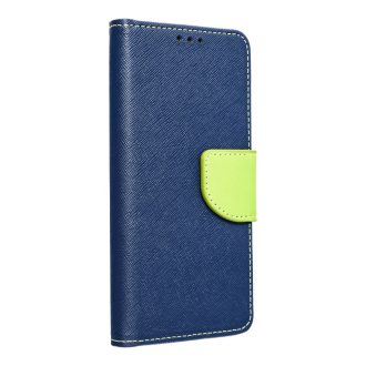 FANCY Flip tok XIAOMI Redmi Note 14 5G sötétkék / lime