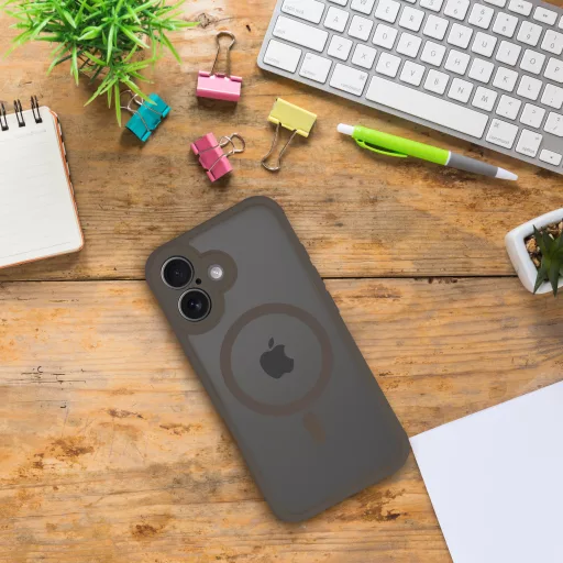 Full Matte Mag Cover tok Samsung S25 PLUS  Magsafe kompatibilis barna