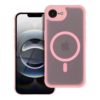   Full Matte Mag Cover tok iPhone 16  Magsafe kompatibilis rózsaszín