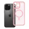 Full Matte Mag Cover tok iPhone 16 PRO MAX  Magsafe kompatibilis rózsaszín