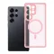 Full Matte Mag Cover tok Samsung S25 ULTRA  Magsafe kompatibilis rózsaszín