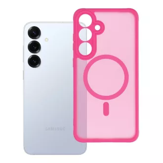   Full Matte Mag Cover tok Samsung S25 PLUS  Magsafe kompatibilis rózsaszín