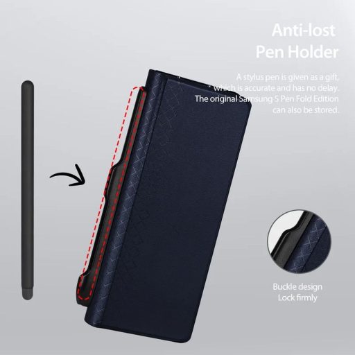 DUX DUCIS BRIL tok with pen holder  SAMSUNG Z Fold SE/W25 kék