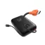 Veger K3 (W3018) powerbank PD QC3.0 35W 30000 mAh beépített Type C kábelekkel / Lightning Fekete