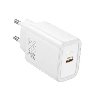 Hoco hálózati töltő USB-C QC PD 20W N60 fehér
