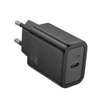 Phone charger Hoco USB C QC PD 20W N60 black