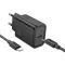 Hoco hálózati töltő USB-C QC PD 20W + USB-C – USB-C kábel N60 fekete
