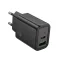 Hoco hálózati töltő USB-A + USB-C QC3.0 PD 3A 20W N61 fekete