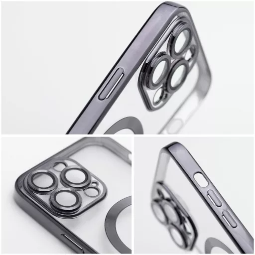 iPhone 16e (SE 4 2025) / 17e Electro Mag Cover tok – Magsafe kompatibilis – fekete