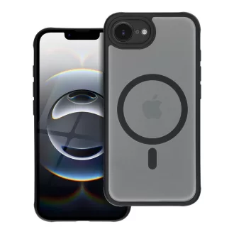   Full Matte Mag Cover tok iPhone 16e (SE 4 2025) / 17e  Magsafe kompatibilis fekete