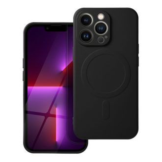   SILICONE MAG COVER Magsafe kompatibilis tok iPhone 16e fekete