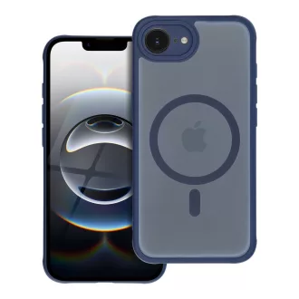   Full Matte Mag Cover tok iPhone 16e (SE 4 2025) / 17e  Magsafe kompatibilis kék