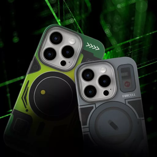 Forcell F-Protect Levels Dual Layer tok Samsung S25  4D technology Magsafe kompatibilis Military Drop-Test cyber zöld