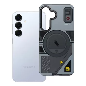   Forcell F-Protect Levels Dual Layer tok Samsung S25  4D technology Magsafe kompatibilis Military Drop-Test cyber szürke