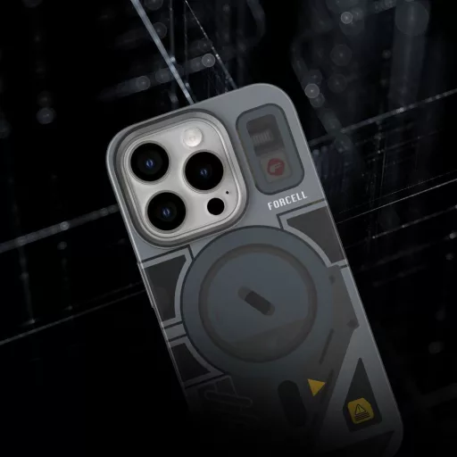 Forcell F-Protect Levels Dual Layer tok Samsung S25  4D technology Magsafe kompatibilis Military Drop-Test cyber szürke