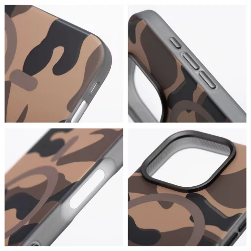 Forcell F-Protect Levels Dual Layer tok Samsung S25  4D technology Magsafe kompatibilis Military Drop-Test desert camo