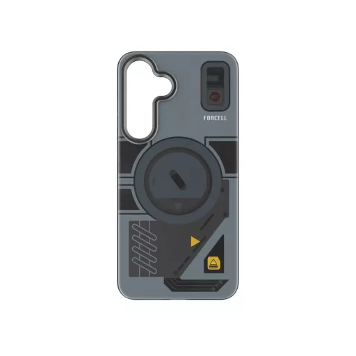 Forcell F-Protect Levels Dual Layer tok Samsung S25 PLUS  4D technology Magsafe kompatibilis Military Drop-Test cyber szürke