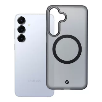   Forcell F-Protect Levels Dual Layer tok Samsung S25 PLUS  4D technology Magsafe kompatibilis Military Drop-Test smoky fekete