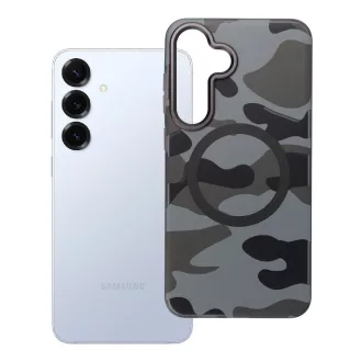   Forcell F-Protect Levels Dual Layer tok Samsung S25 PLUS  4D technology Magsafe kompatibilis Military Drop-Test fekete camo
