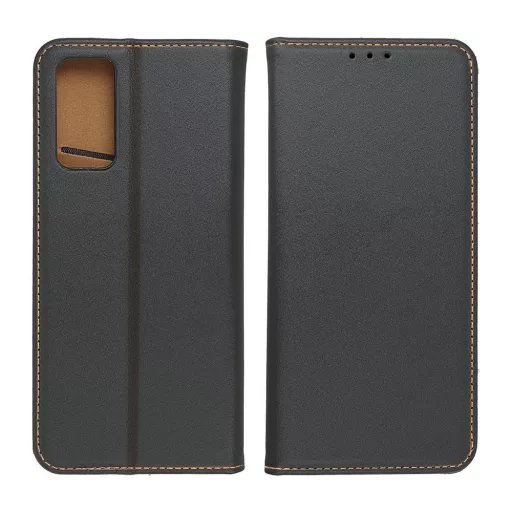Smart Pro Leather bőrhatású flip tok iPhone 16e (SE 4 2025) fekete