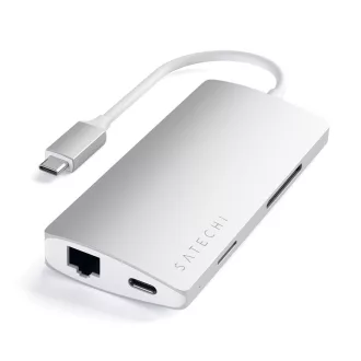 SATECHI adapter HUB 7in1 Type C ST-TCMA2S ezüst