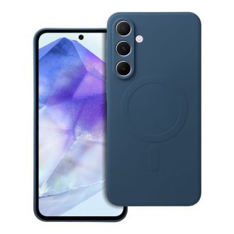 SILICONE MAG COVER Magsafe kompatibilis tok SAMSUNG A55 kék
