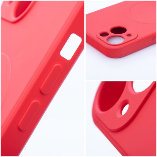 SILICONE MAG COVER Magsafe kompatibilis tok SAMSUNG A54 piros