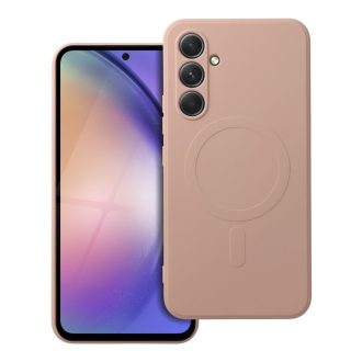   SILICONE MAG COVER Magsafe kompatibilis tok SAMSUNG A54 rózsaszín